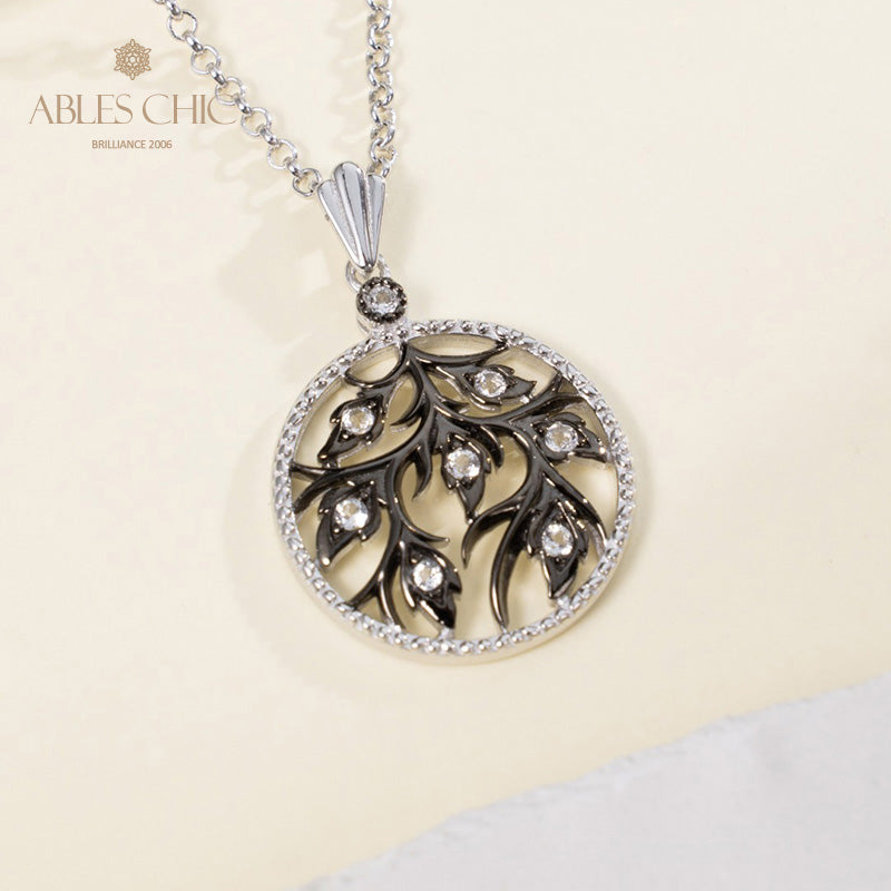 Two Tone Bouquet Necklace 6192