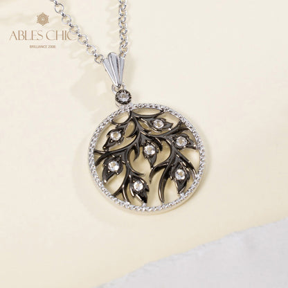 Two Tone Bouquet Necklace 6192