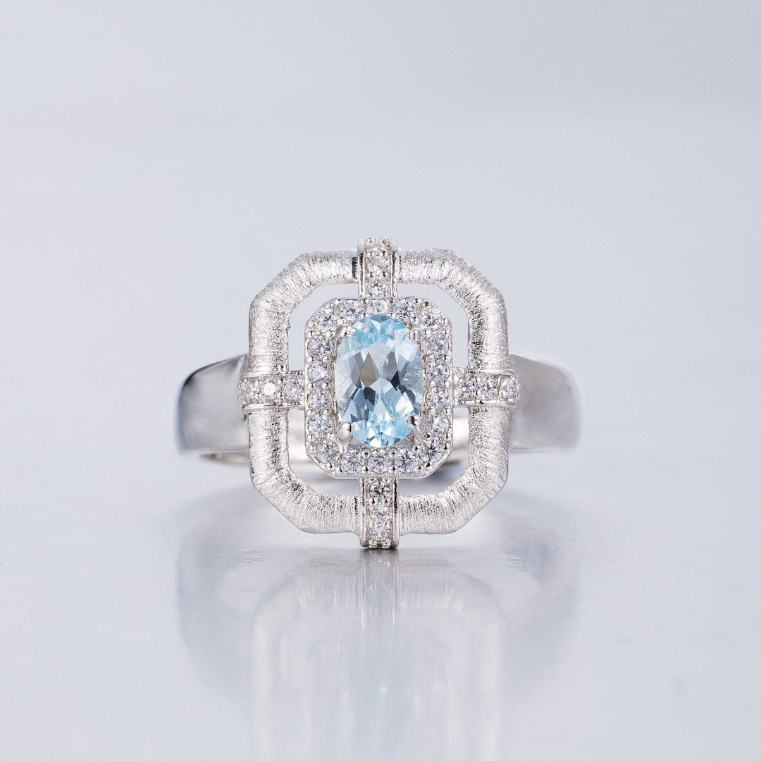 Natural Topaz Traditional Ring 6214
