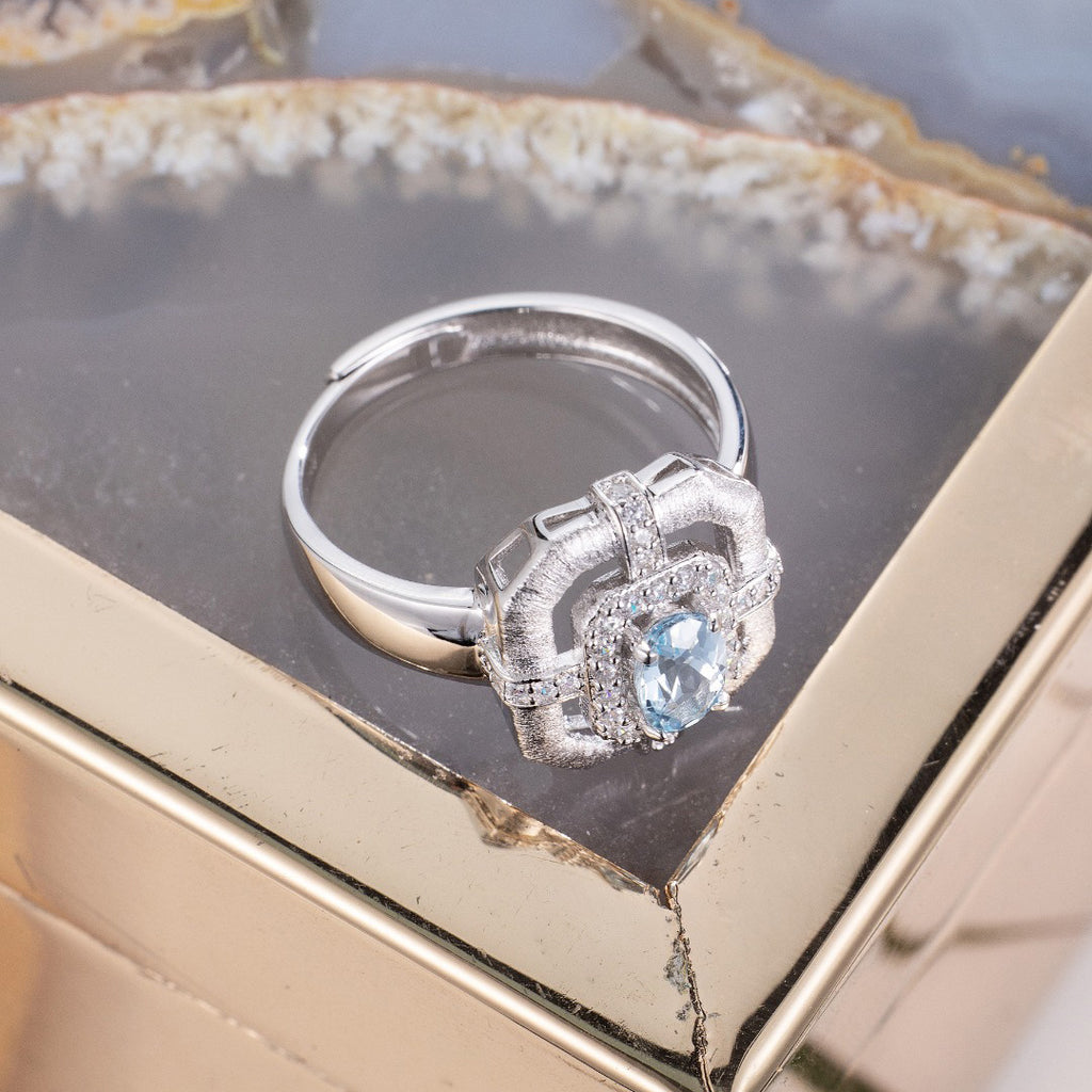 Natural Topaz Traditional Ring 6214