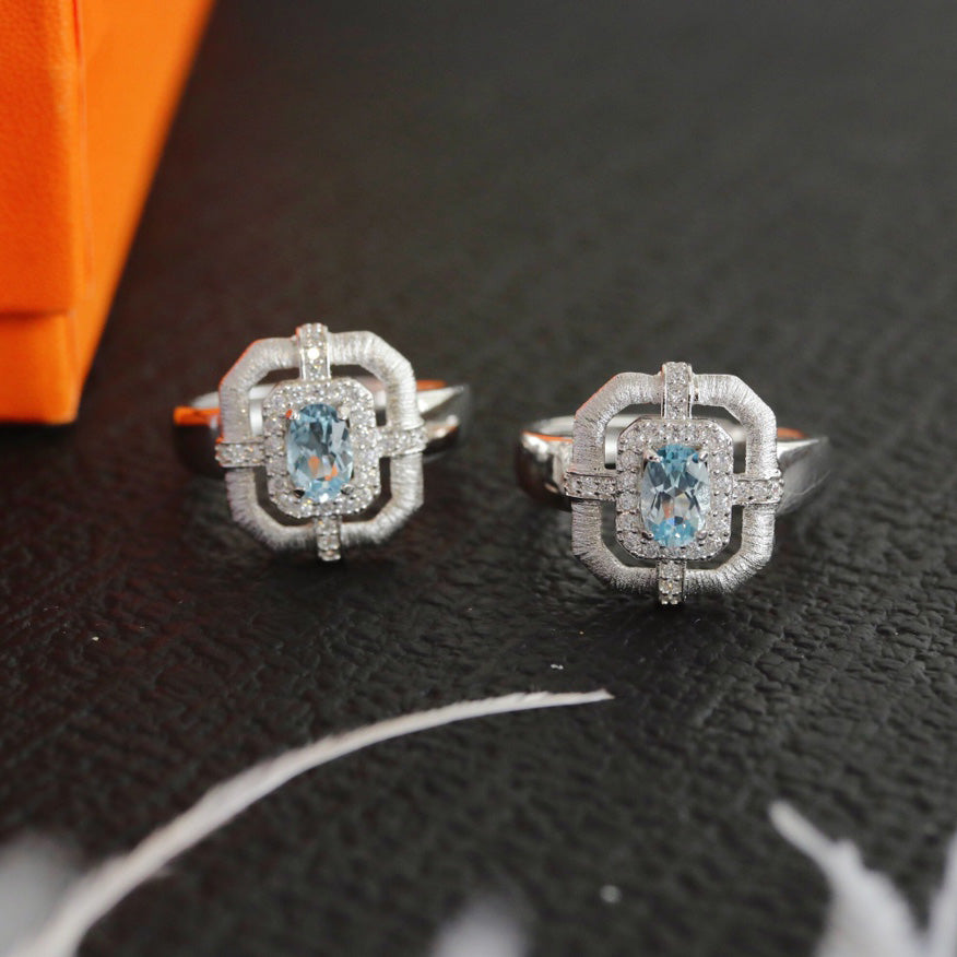 Natural Topaz Traditional Ring 6214