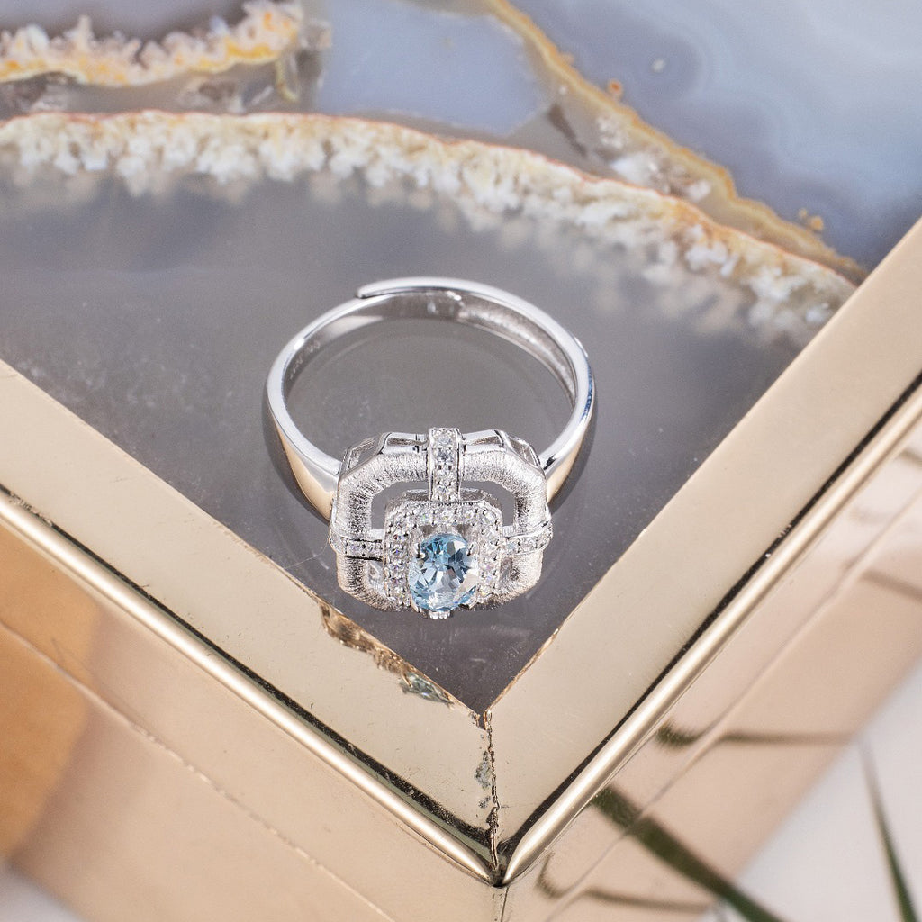 Natural Topaz Traditional Ring 6214