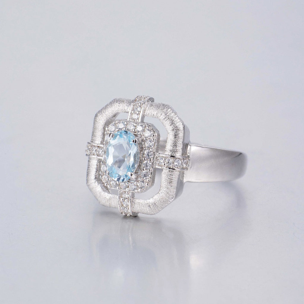 Natural Topaz Traditional Ring 6214