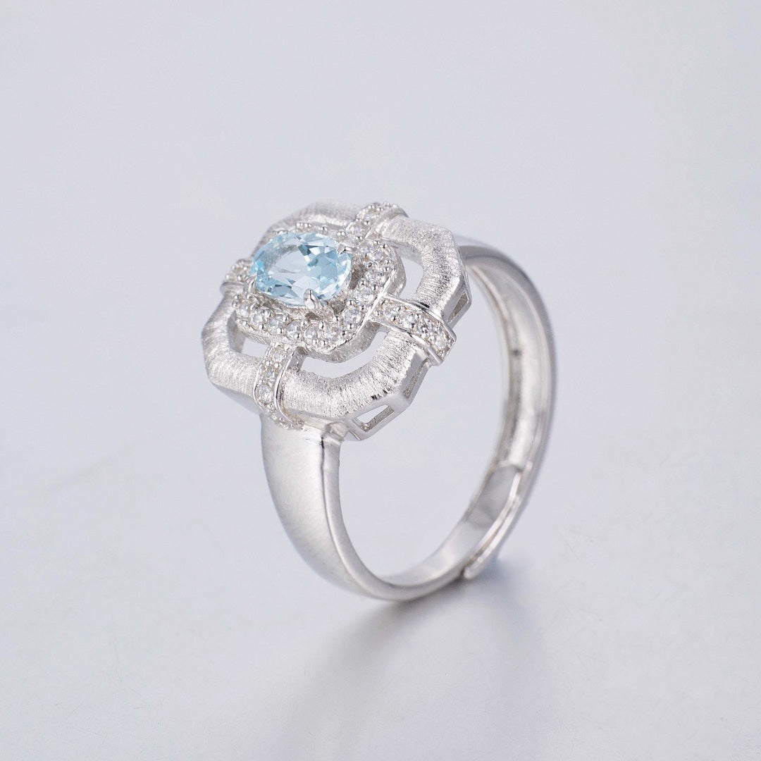 Natural Topaz Traditional Ring 6214