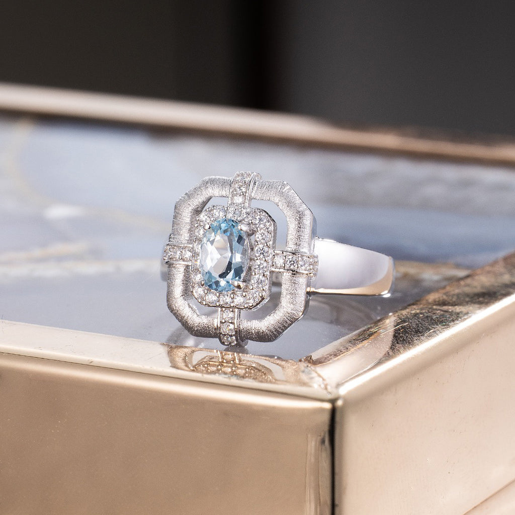 Natural Topaz Traditional Ring 6214