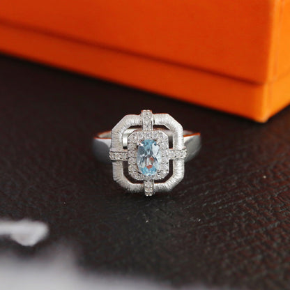 Natural Topaz Traditional Ring 6214