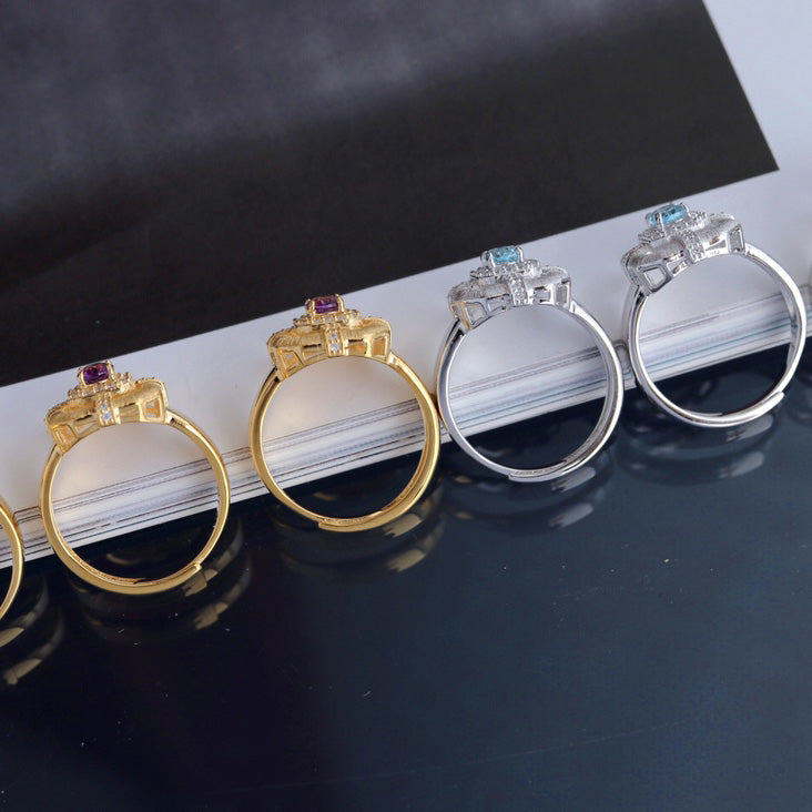 Natural Topaz Traditional Ring 6214