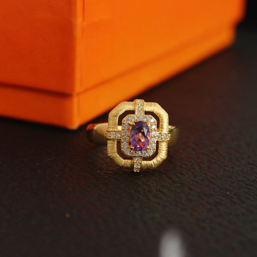 Natural Topaz Traditional Ring 6214