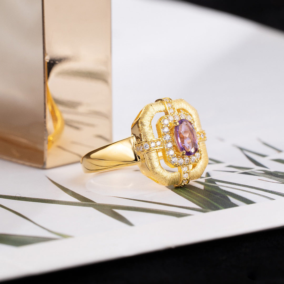 Natural Topaz Traditional Ring 6214