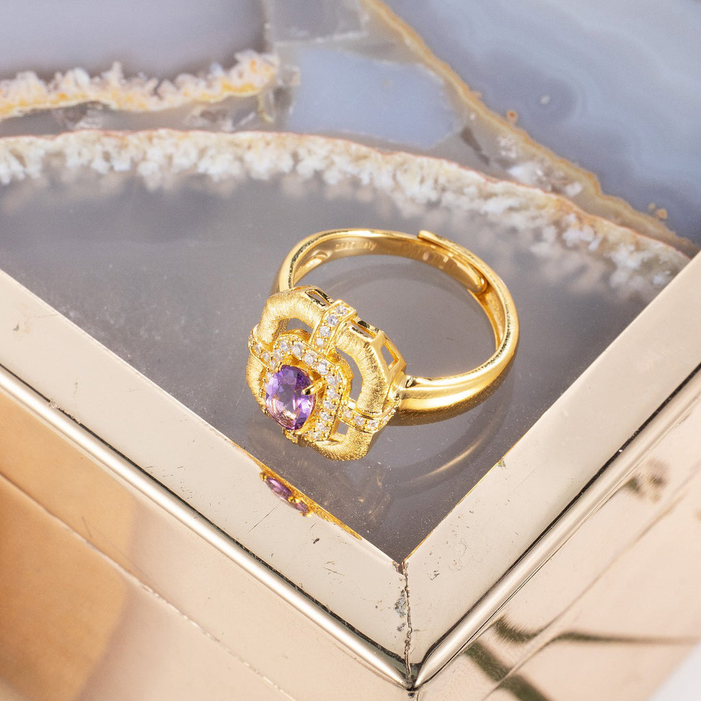 Natural Topaz Traditional Ring 6214