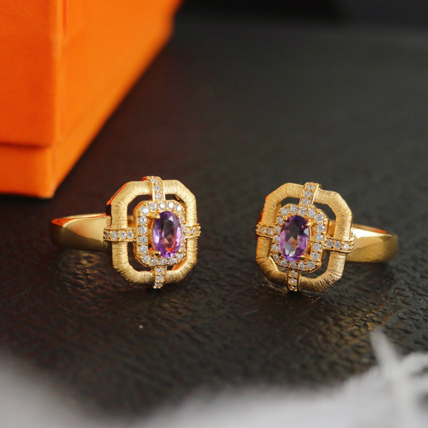 Natural Topaz Traditional Ring 6214