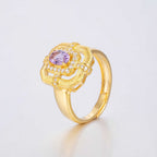 Natural Topaz Traditional Ring 6214