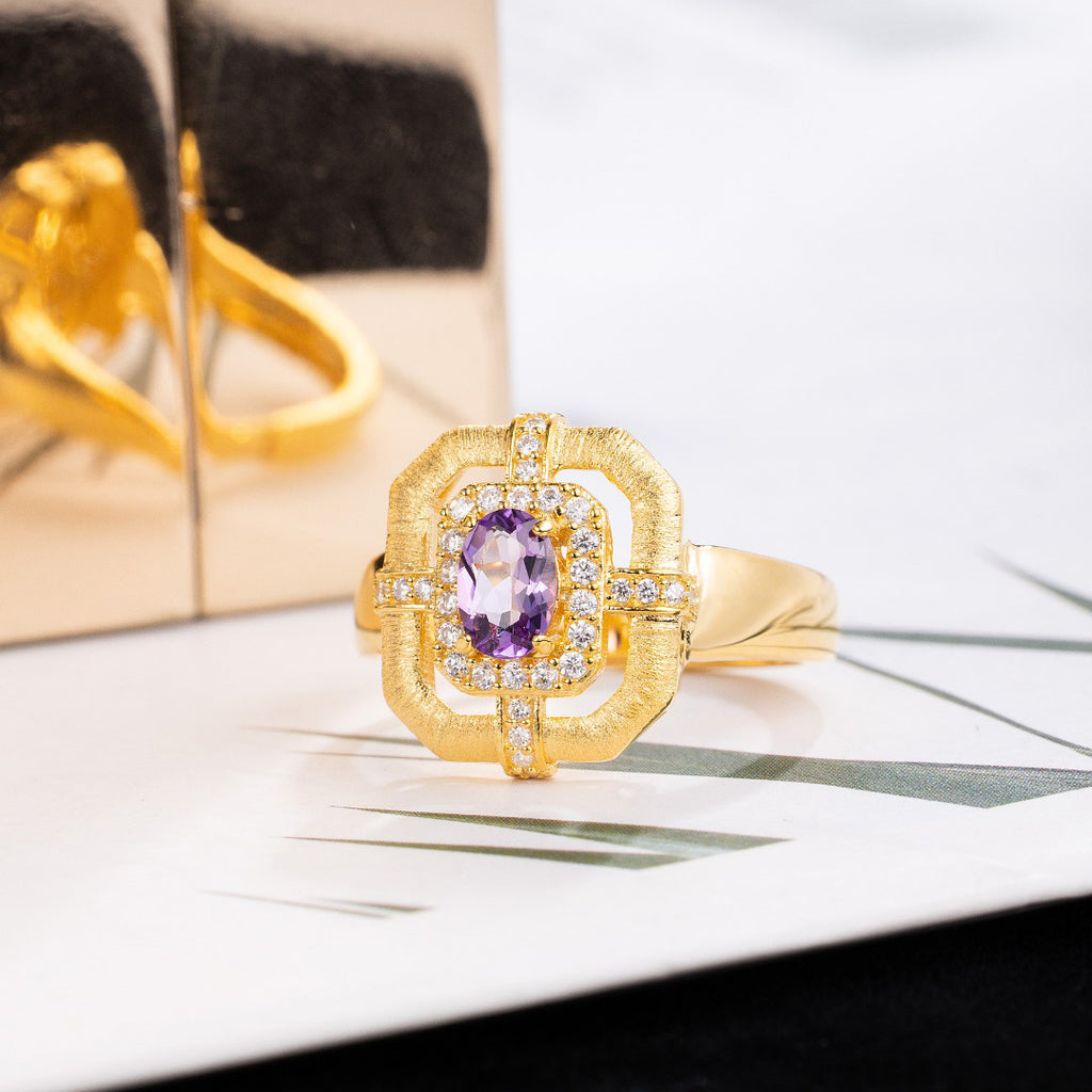 Natural Topaz Traditional Ring 6214