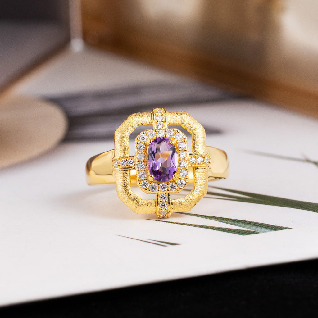 Natural Topaz Traditional Ring 6214