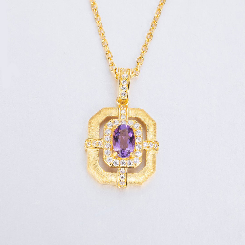 Topaz Accent Classic Necklace 6215