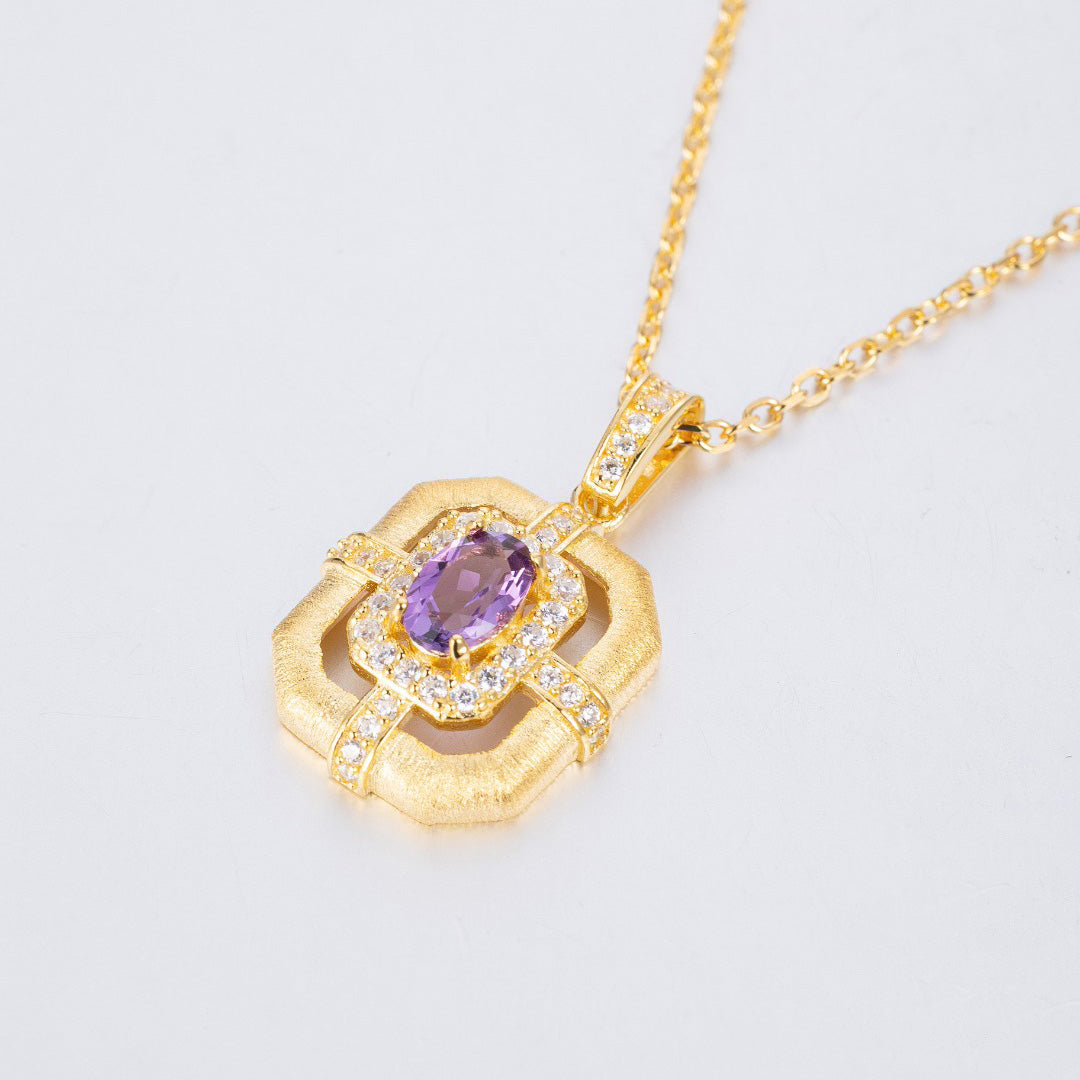 Topaz Accent Classic Necklace 6215