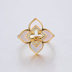 Iconic Shell Clover Ring 6203