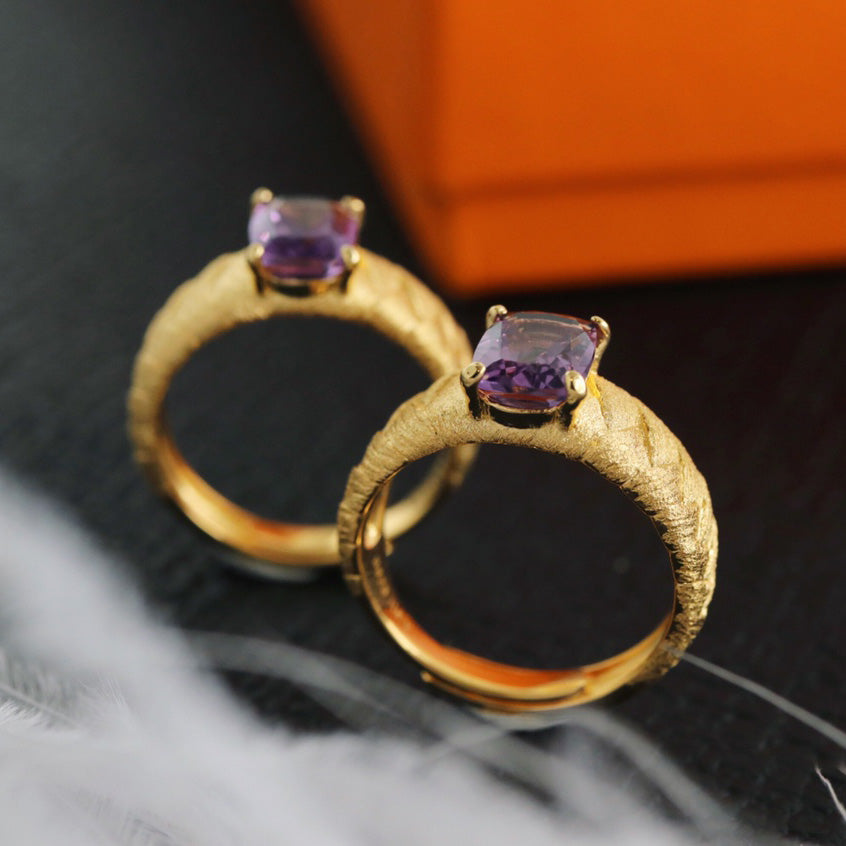 Natural Crystal Silky Ring 6233