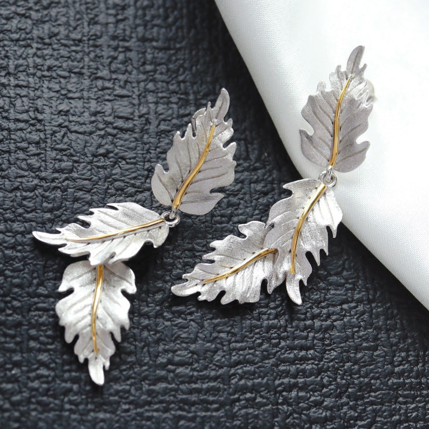 Silky Leaf Earrings