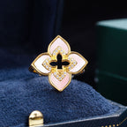 Iconic Shell Clover Ring 6203