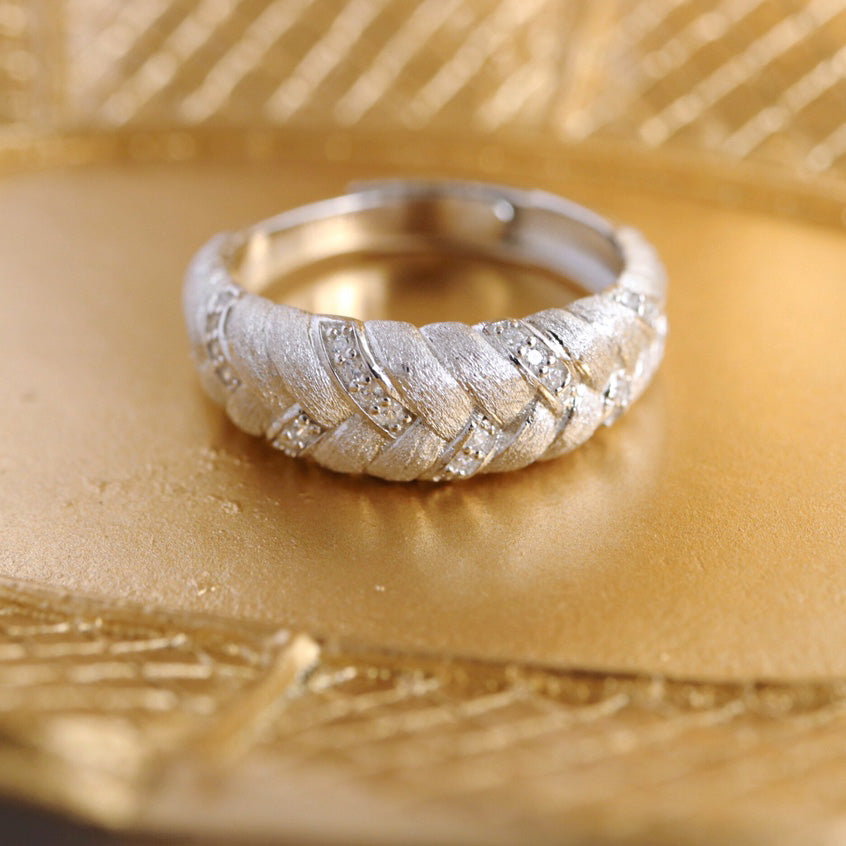 Matt Braided Ring 6255