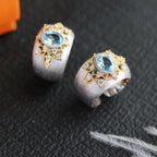 Natural Topaz Starry Ring 6273