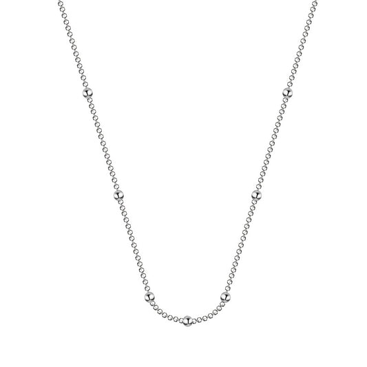 Collier chaîne à billes perlées N1039