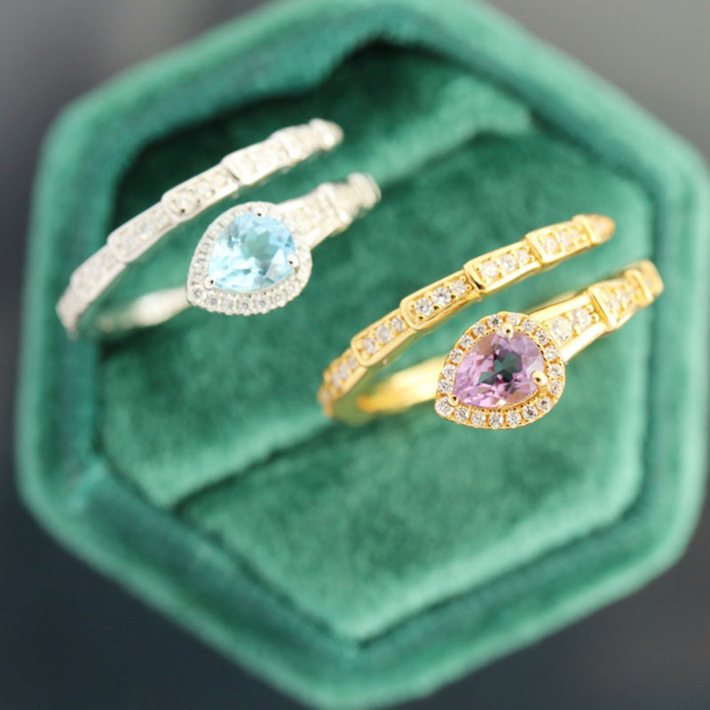 Sectioned Snake Ring 6287