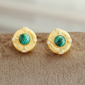 Malachite Silky Earrings 6293