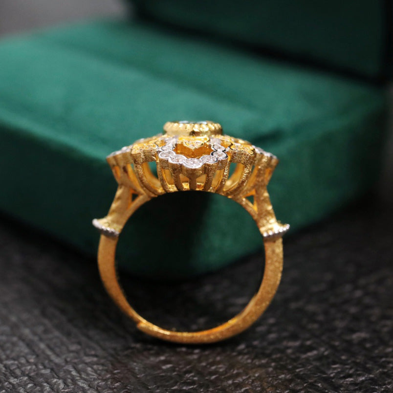 Intricate Clover Floral Ring 6303