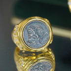 Roman Coin Heracles Ring 6337