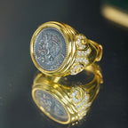 Roman Coin Heracles Ring 6337