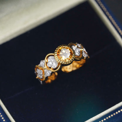 Topaz Floral Ring 6362