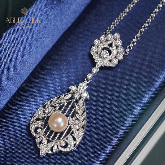 Akoya Floral Necklace 6368