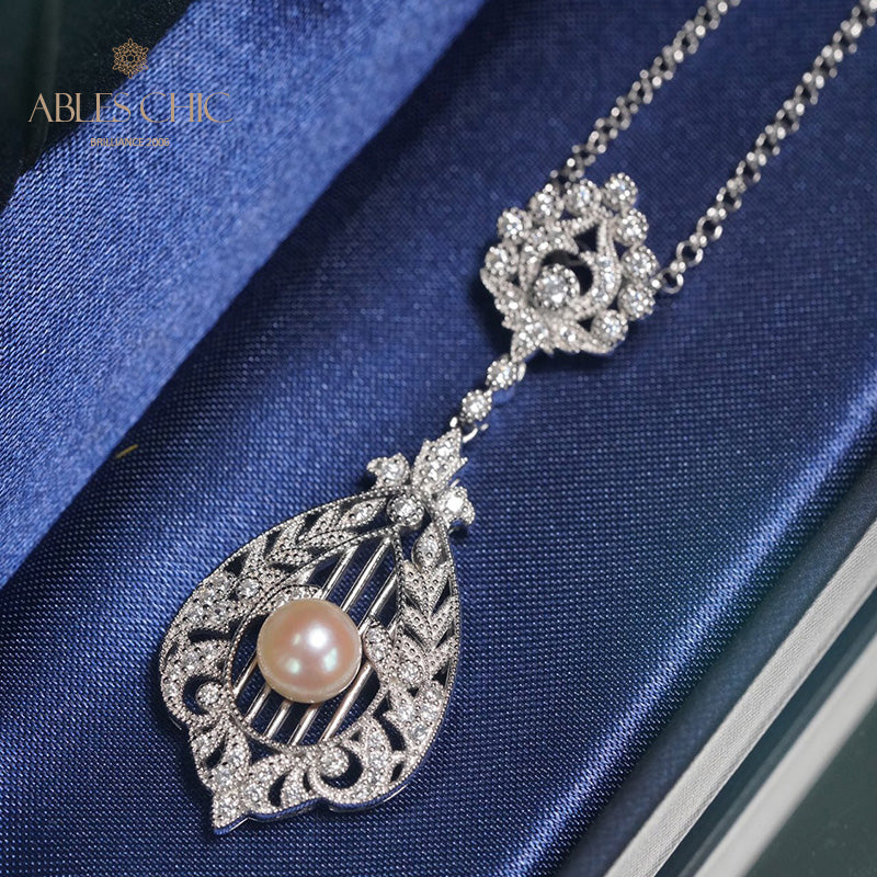 Collier floral Akoya 6368