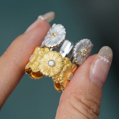 Bague Marguerite Topaze Naturelle 6391