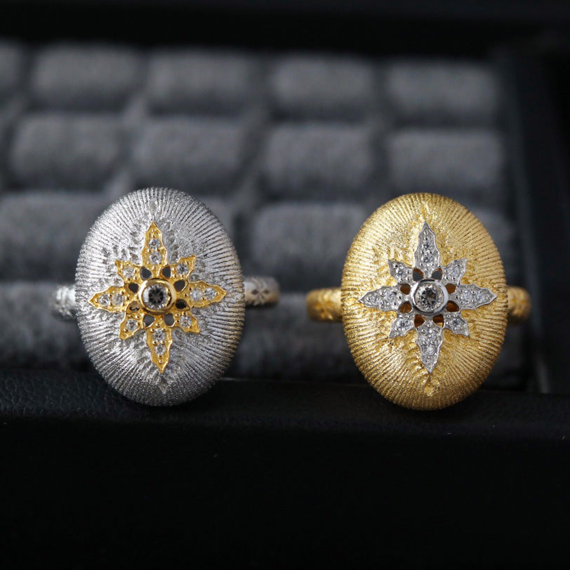 Oval Starry Ring 6400