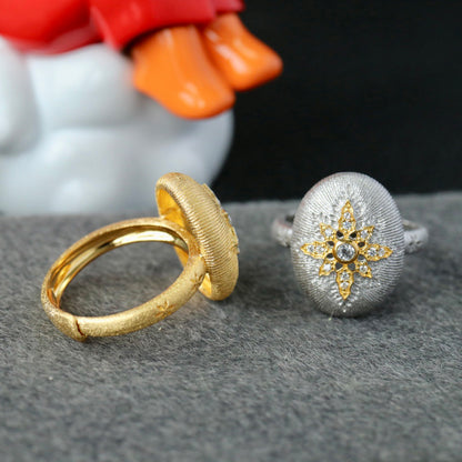 Oval Starry Ring 6400