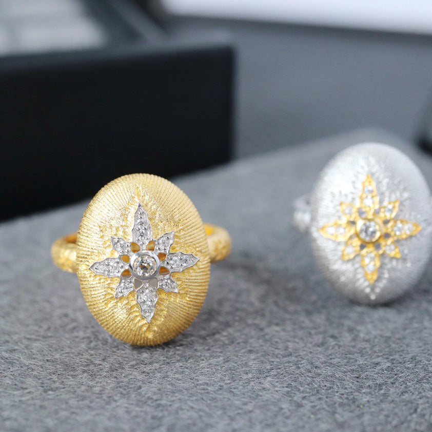 Oval Starry Ring 6400