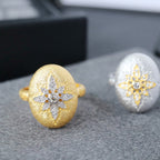 Oval Starry Ring 6400