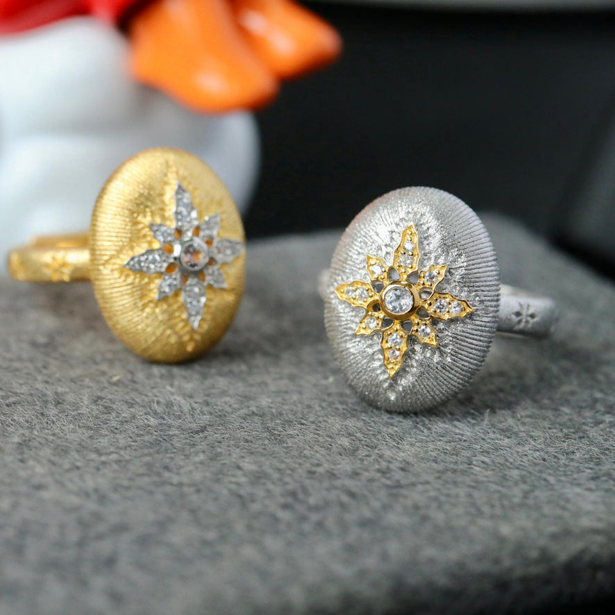 Oval Starry Ring 6400