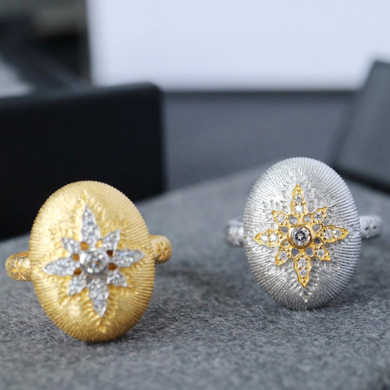 Oval Starry Ring 6400