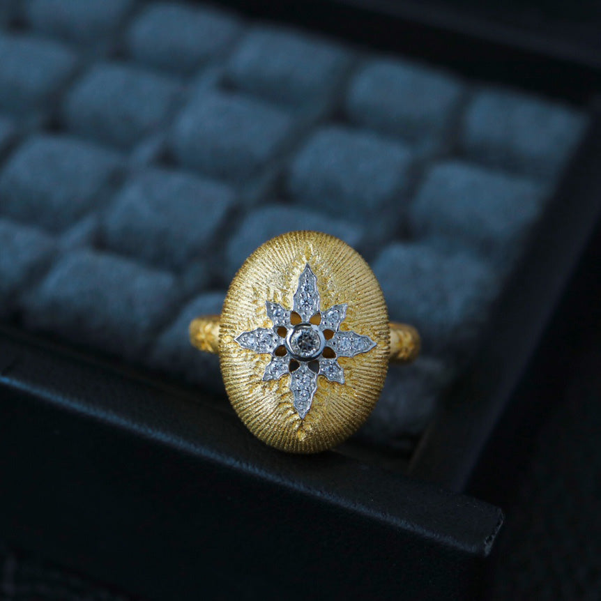 Oval Starry Ring 6400
