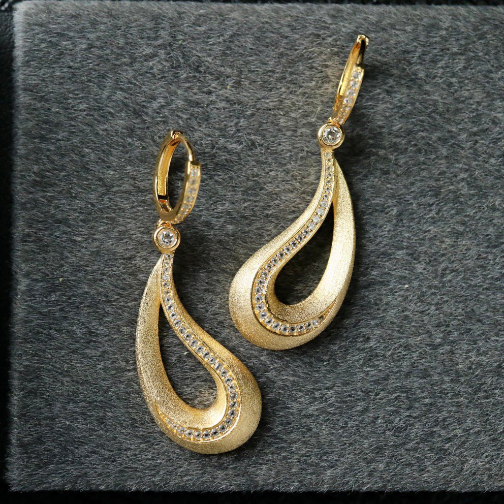 Matt Irregular Drop Earrings 6417