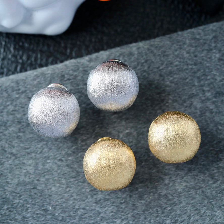 Matt Disc Earrings 6420