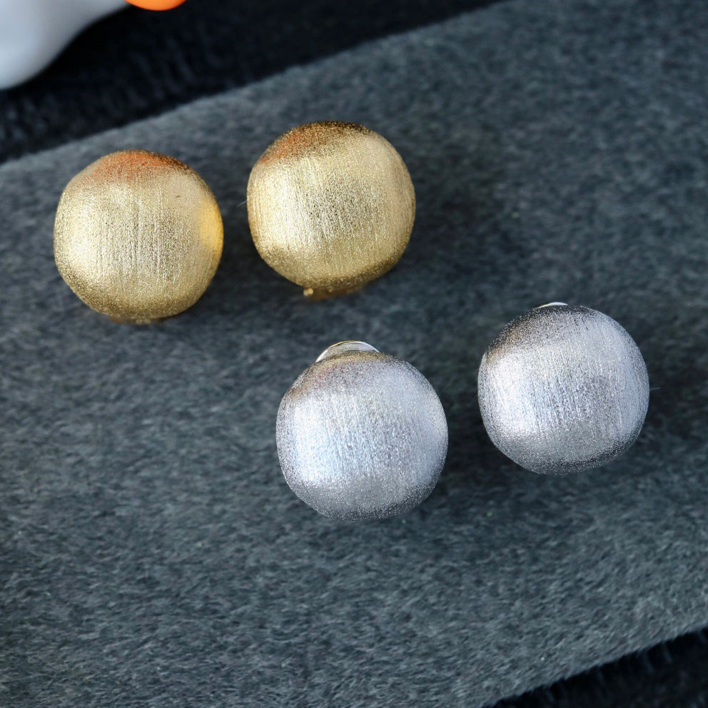 Matt Disc Earrings 6420