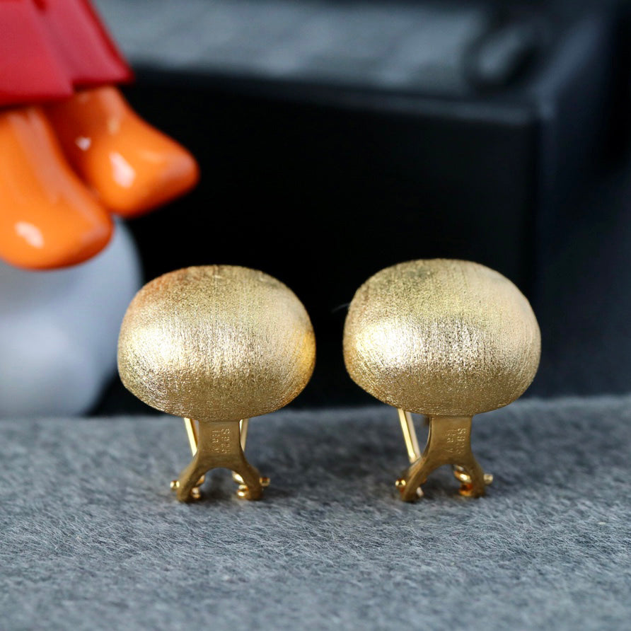 Matt Disc Earrings 6420