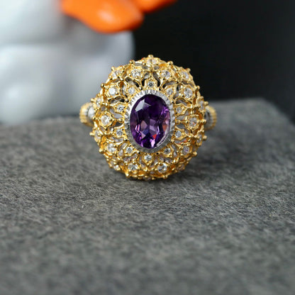 Bague Fleur Ajourée 6438