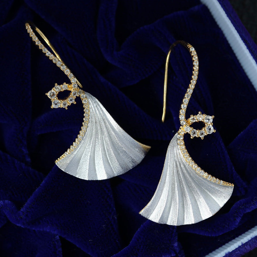 Silky Ginkgo Earrings 6442