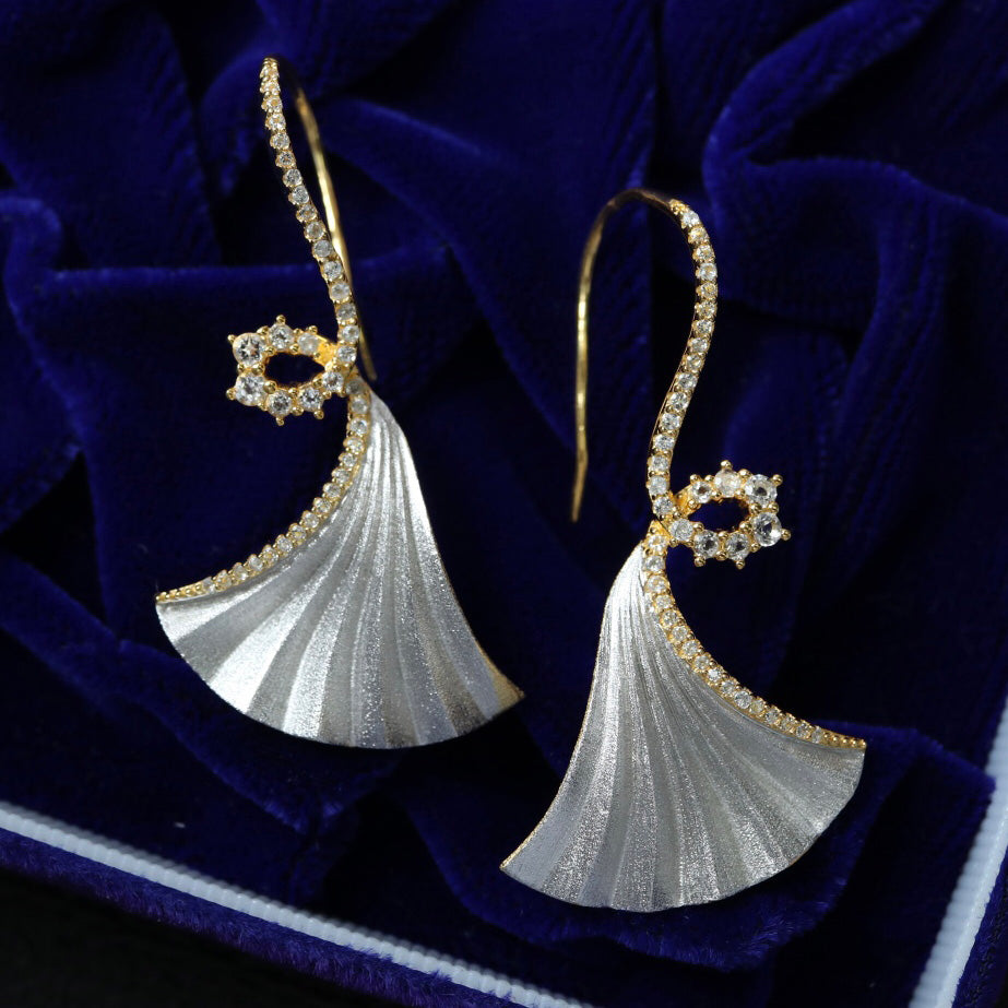Silky Ginkgo Earrings 6442